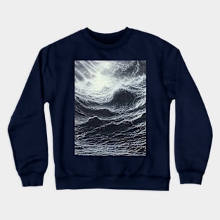 Surreal hurricane storm Crewneck Sweatshirt